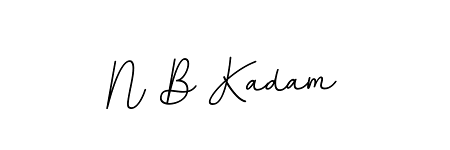 Here are the top 10 professional signature styles for the name N B Kadam. These are the best autograph styles you can use for your name. N B Kadam signature style 11 images and pictures png