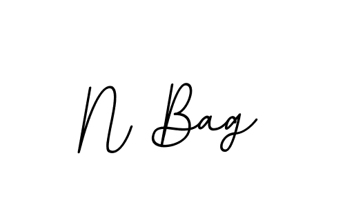 You should practise on your own different ways (BallpointsItalic-DORy9) to write your name (N Bag) in signature. don't let someone else do it for you. N Bag signature style 11 images and pictures png