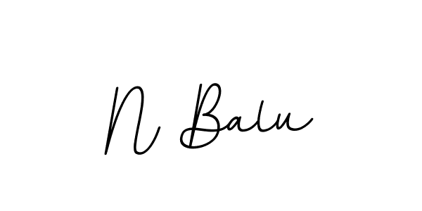 Use a signature maker to create a handwritten signature online. With this signature software, you can design (BallpointsItalic-DORy9) your own signature for name N Balu. N Balu signature style 11 images and pictures png