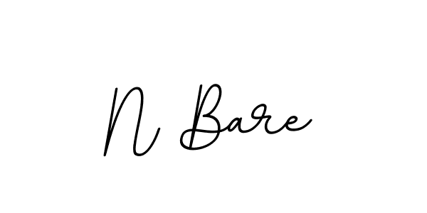 How to make N Bare signature? BallpointsItalic-DORy9 is a professional autograph style. Create handwritten signature for N Bare name. N Bare signature style 11 images and pictures png