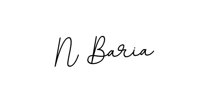 Make a beautiful signature design for name N Baria. Use this online signature maker to create a handwritten signature for free. N Baria signature style 11 images and pictures png
