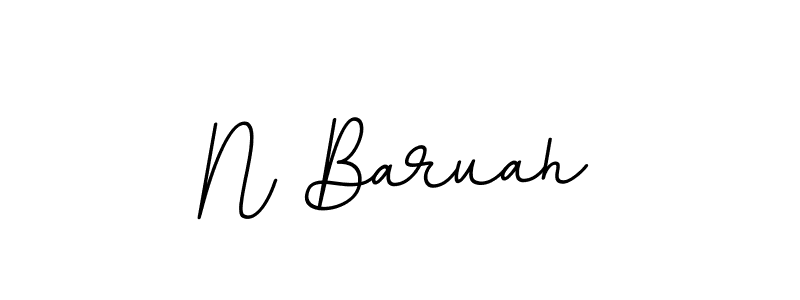 How to make N Baruah signature? BallpointsItalic-DORy9 is a professional autograph style. Create handwritten signature for N Baruah name. N Baruah signature style 11 images and pictures png