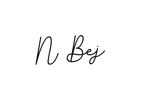 Similarly BallpointsItalic-DORy9 is the best handwritten signature design. Signature creator online .You can use it as an online autograph creator for name N Bej. N Bej signature style 11 images and pictures png