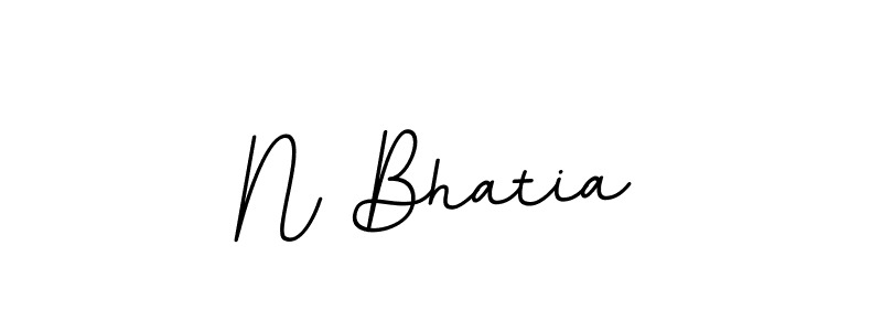 N Bhatia stylish signature style. Best Handwritten Sign (BallpointsItalic-DORy9) for my name. Handwritten Signature Collection Ideas for my name N Bhatia. N Bhatia signature style 11 images and pictures png