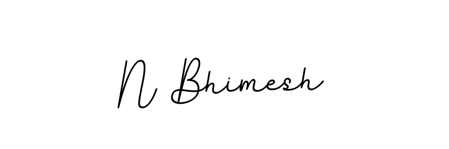 How to make N Bhimesh signature? BallpointsItalic-DORy9 is a professional autograph style. Create handwritten signature for N Bhimesh name. N Bhimesh signature style 11 images and pictures png