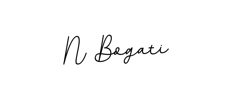 Design your own signature with our free online signature maker. With this signature software, you can create a handwritten (BallpointsItalic-DORy9) signature for name N Bogati. N Bogati signature style 11 images and pictures png