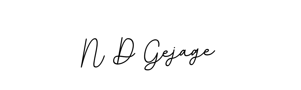 Make a beautiful signature design for name N D Gejage. Use this online signature maker to create a handwritten signature for free. N D Gejage signature style 11 images and pictures png