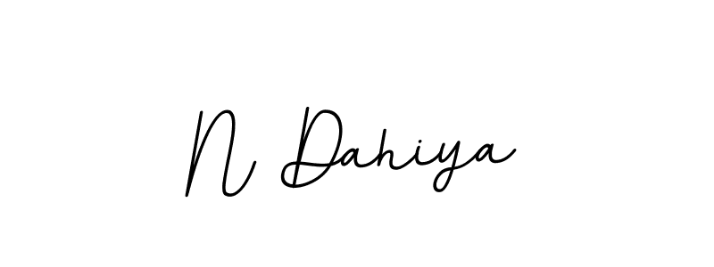 Create a beautiful signature design for name N Dahiya. With this signature (BallpointsItalic-DORy9) fonts, you can make a handwritten signature for free. N Dahiya signature style 11 images and pictures png