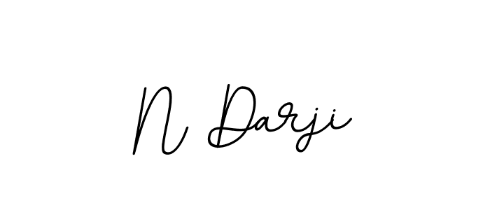 Make a beautiful signature design for name N Darji. With this signature (BallpointsItalic-DORy9) style, you can create a handwritten signature for free. N Darji signature style 11 images and pictures png