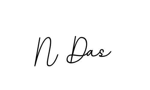 The best way (BallpointsItalic-DORy9) to make a short signature is to pick only two or three words in your name. The name N Das include a total of six letters. For converting this name. N Das signature style 11 images and pictures png