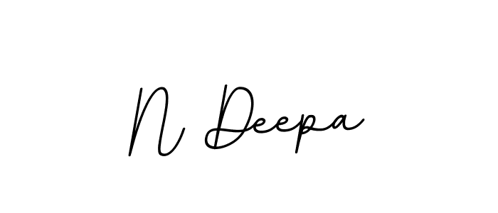 N Deepa stylish signature style. Best Handwritten Sign (BallpointsItalic-DORy9) for my name. Handwritten Signature Collection Ideas for my name N Deepa. N Deepa signature style 11 images and pictures png