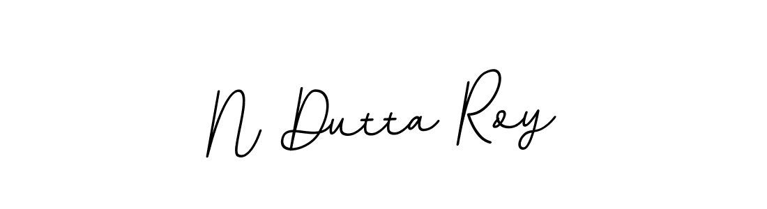 How to make N Dutta Roy name signature. Use BallpointsItalic-DORy9 style for creating short signs online. This is the latest handwritten sign. N Dutta Roy signature style 11 images and pictures png