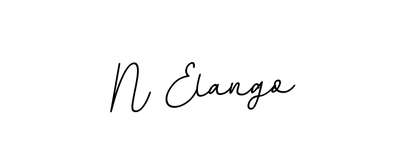 Design your own signature with our free online signature maker. With this signature software, you can create a handwritten (BallpointsItalic-DORy9) signature for name N Elango. N Elango signature style 11 images and pictures png