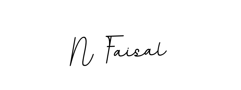 N Faisal stylish signature style. Best Handwritten Sign (BallpointsItalic-DORy9) for my name. Handwritten Signature Collection Ideas for my name N Faisal. N Faisal signature style 11 images and pictures png