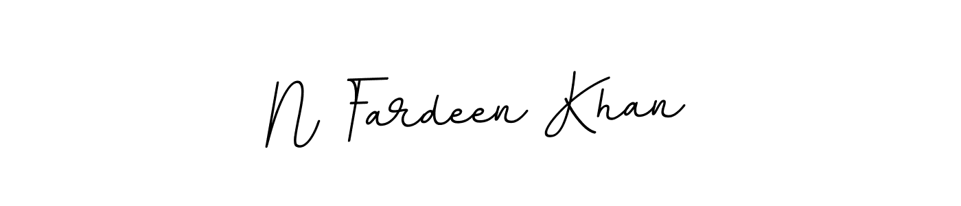 You should practise on your own different ways (BallpointsItalic-DORy9) to write your name (N Fardeen Khan) in signature. don't let someone else do it for you. N Fardeen Khan signature style 11 images and pictures png