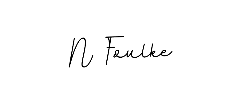 You should practise on your own different ways (BallpointsItalic-DORy9) to write your name (N Foulke) in signature. don't let someone else do it for you. N Foulke signature style 11 images and pictures png