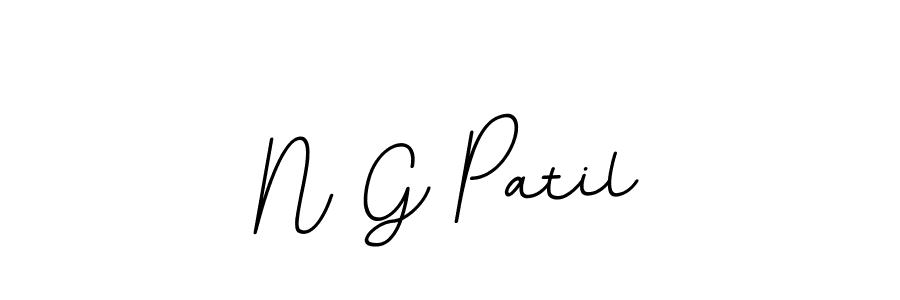 Design your own signature with our free online signature maker. With this signature software, you can create a handwritten (BallpointsItalic-DORy9) signature for name N G Patil. N G Patil signature style 11 images and pictures png