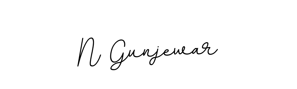 You should practise on your own different ways (BallpointsItalic-DORy9) to write your name (N Gunjewar) in signature. don't let someone else do it for you. N Gunjewar signature style 11 images and pictures png
