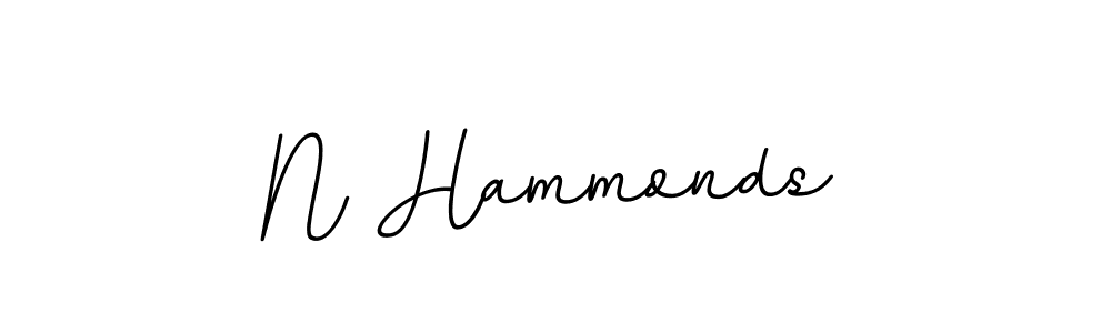 Make a beautiful signature design for name N Hammonds. With this signature (BallpointsItalic-DORy9) style, you can create a handwritten signature for free. N Hammonds signature style 11 images and pictures png