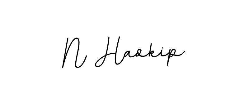 Design your own signature with our free online signature maker. With this signature software, you can create a handwritten (BallpointsItalic-DORy9) signature for name N Haokip. N Haokip signature style 11 images and pictures png
