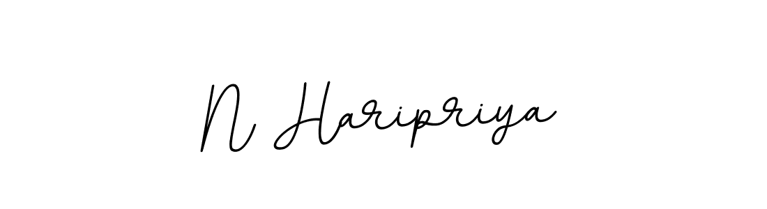 N Haripriya stylish signature style. Best Handwritten Sign (BallpointsItalic-DORy9) for my name. Handwritten Signature Collection Ideas for my name N Haripriya. N Haripriya signature style 11 images and pictures png