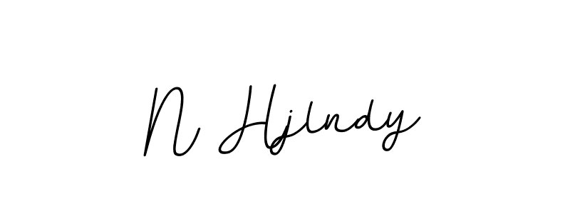 Use a signature maker to create a handwritten signature online. With this signature software, you can design (BallpointsItalic-DORy9) your own signature for name N Hjlndy. N Hjlndy signature style 11 images and pictures png