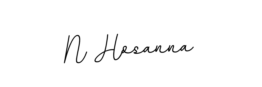 Make a beautiful signature design for name N Hosanna. With this signature (BallpointsItalic-DORy9) style, you can create a handwritten signature for free. N Hosanna signature style 11 images and pictures png