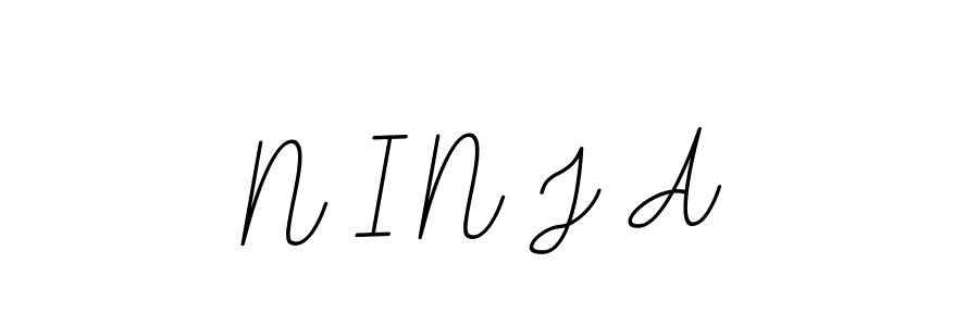 Use a signature maker to create a handwritten signature online. With this signature software, you can design (BallpointsItalic-DORy9) your own signature for name N I N J A. N I N J A signature style 11 images and pictures png