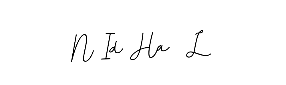 How to Draw N Id Ha  L signature style? BallpointsItalic-DORy9 is a latest design signature styles for name N Id Ha  L. N Id Ha  L signature style 11 images and pictures png