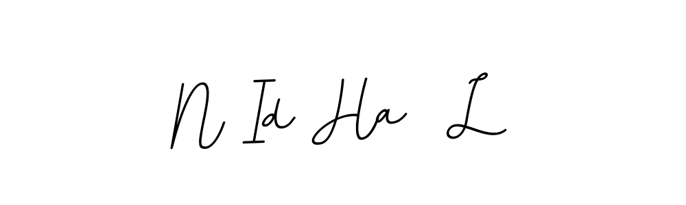 N Id Ha  L stylish signature style. Best Handwritten Sign (BallpointsItalic-DORy9) for my name. Handwritten Signature Collection Ideas for my name N Id Ha  L. N Id Ha  L signature style 11 images and pictures png