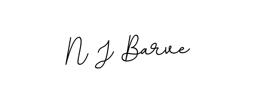 Make a beautiful signature design for name N J Barve. Use this online signature maker to create a handwritten signature for free. N J Barve signature style 11 images and pictures png