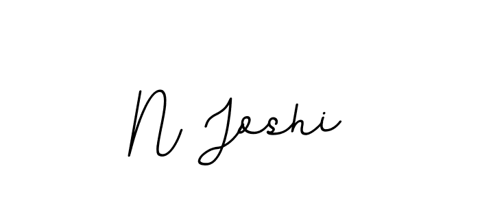 Make a beautiful signature design for name N Joshi. Use this online signature maker to create a handwritten signature for free. N Joshi signature style 11 images and pictures png