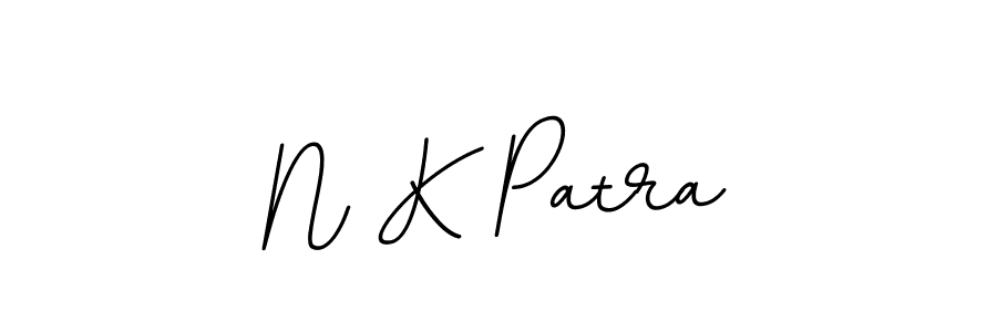 Create a beautiful signature design for name N K Patra. With this signature (BallpointsItalic-DORy9) fonts, you can make a handwritten signature for free. N K Patra signature style 11 images and pictures png