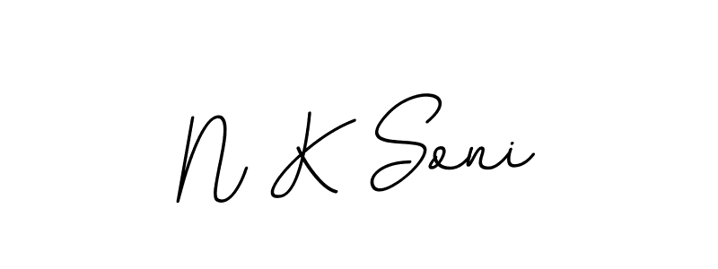 BallpointsItalic-DORy9 is a professional signature style that is perfect for those who want to add a touch of class to their signature. It is also a great choice for those who want to make their signature more unique. Get N K Soni name to fancy signature for free. N K Soni signature style 11 images and pictures png