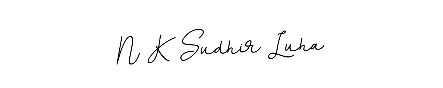 It looks lik you need a new signature style for name N K Sudhir Luha. Design unique handwritten (BallpointsItalic-DORy9) signature with our free signature maker in just a few clicks. N K Sudhir Luha signature style 11 images and pictures png