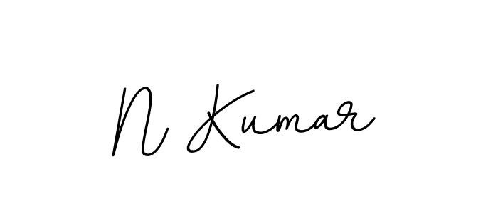 The best way (BallpointsItalic-DORy9) to make a short signature is to pick only two or three words in your name. The name N Kumar include a total of six letters. For converting this name. N Kumar signature style 11 images and pictures png