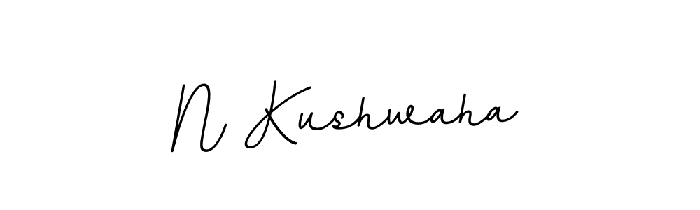 N Kushwaha stylish signature style. Best Handwritten Sign (BallpointsItalic-DORy9) for my name. Handwritten Signature Collection Ideas for my name N Kushwaha. N Kushwaha signature style 11 images and pictures png