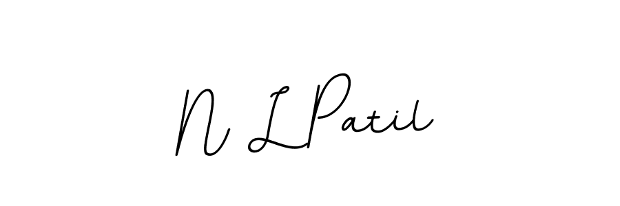 N L Patil stylish signature style. Best Handwritten Sign (BallpointsItalic-DORy9) for my name. Handwritten Signature Collection Ideas for my name N L Patil. N L Patil signature style 11 images and pictures png