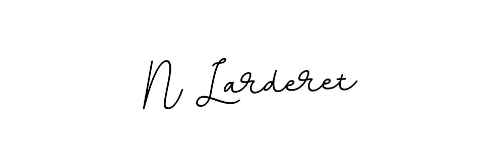 BallpointsItalic-DORy9 is a professional signature style that is perfect for those who want to add a touch of class to their signature. It is also a great choice for those who want to make their signature more unique. Get N Larderet name to fancy signature for free. N Larderet signature style 11 images and pictures png