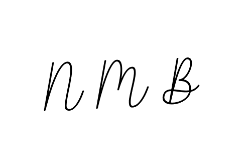 Also we have N M B name is the best signature style. Create professional handwritten signature collection using BallpointsItalic-DORy9 autograph style. N M B signature style 11 images and pictures png