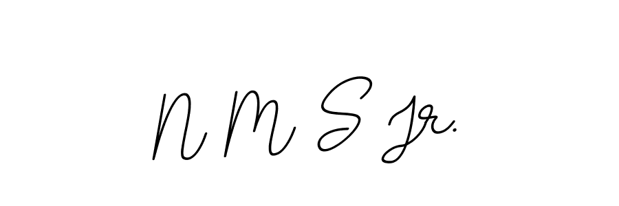 It looks lik you need a new signature style for name N M S Jr.. Design unique handwritten (BallpointsItalic-DORy9) signature with our free signature maker in just a few clicks. N M S Jr. signature style 11 images and pictures png