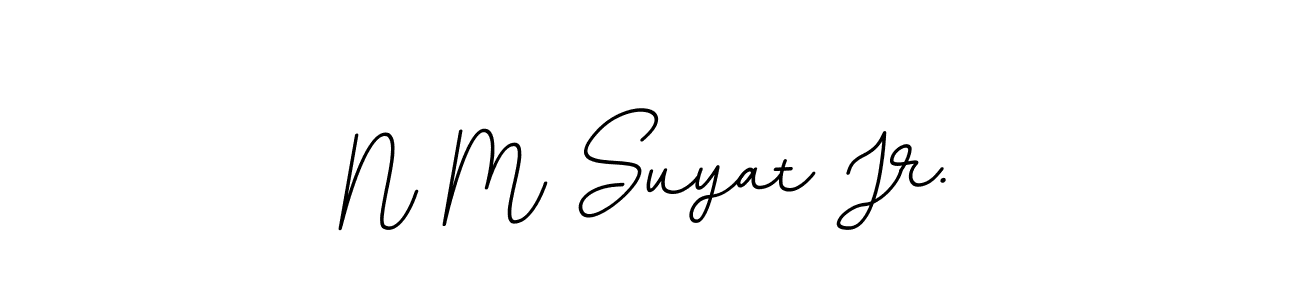 Similarly BallpointsItalic-DORy9 is the best handwritten signature design. Signature creator online .You can use it as an online autograph creator for name N M Suyat Jr.. N M Suyat Jr. signature style 11 images and pictures png