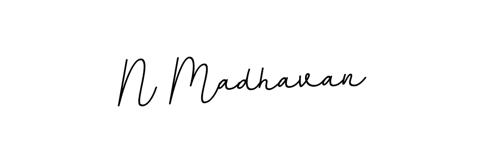 N Madhavan stylish signature style. Best Handwritten Sign (BallpointsItalic-DORy9) for my name. Handwritten Signature Collection Ideas for my name N Madhavan. N Madhavan signature style 11 images and pictures png