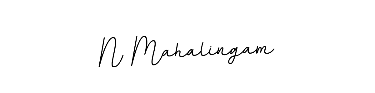 N Mahalingam stylish signature style. Best Handwritten Sign (BallpointsItalic-DORy9) for my name. Handwritten Signature Collection Ideas for my name N Mahalingam. N Mahalingam signature style 11 images and pictures png