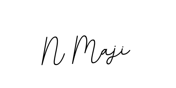This is the best signature style for the N Maji name. Also you like these signature font (BallpointsItalic-DORy9). Mix name signature. N Maji signature style 11 images and pictures png