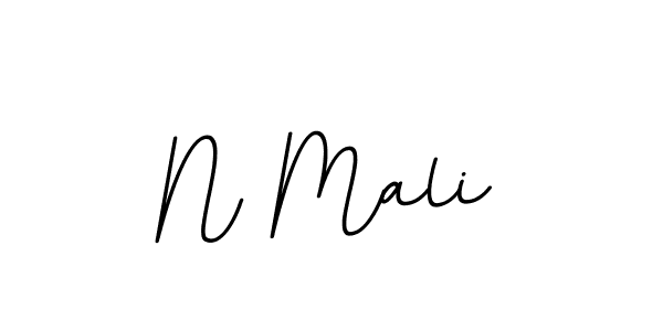 You should practise on your own different ways (BallpointsItalic-DORy9) to write your name (N Mali) in signature. don't let someone else do it for you. N Mali signature style 11 images and pictures png