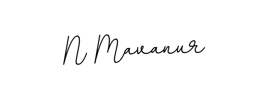 How to make N Mavanur name signature. Use BallpointsItalic-DORy9 style for creating short signs online. This is the latest handwritten sign. N Mavanur signature style 11 images and pictures png