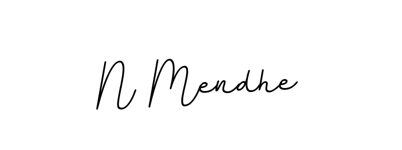 How to make N Mendhe signature? BallpointsItalic-DORy9 is a professional autograph style. Create handwritten signature for N Mendhe name. N Mendhe signature style 11 images and pictures png