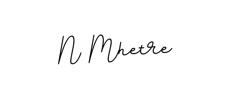 Also we have N Mhetre name is the best signature style. Create professional handwritten signature collection using BallpointsItalic-DORy9 autograph style. N Mhetre signature style 11 images and pictures png