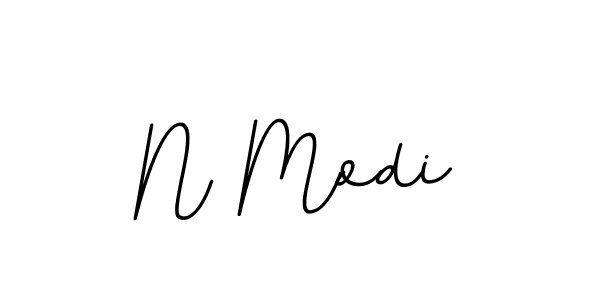 Design your own signature with our free online signature maker. With this signature software, you can create a handwritten (BallpointsItalic-DORy9) signature for name N Modi. N Modi signature style 11 images and pictures png